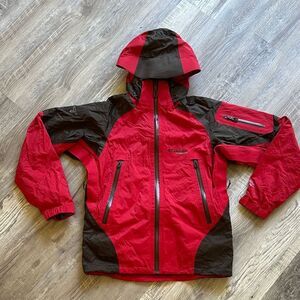 Columbia Men’s Red and Black Raincoat A-1638